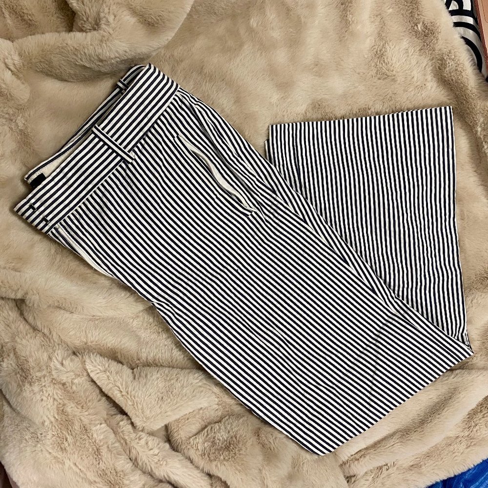 J.Crew Striped Capris Pants